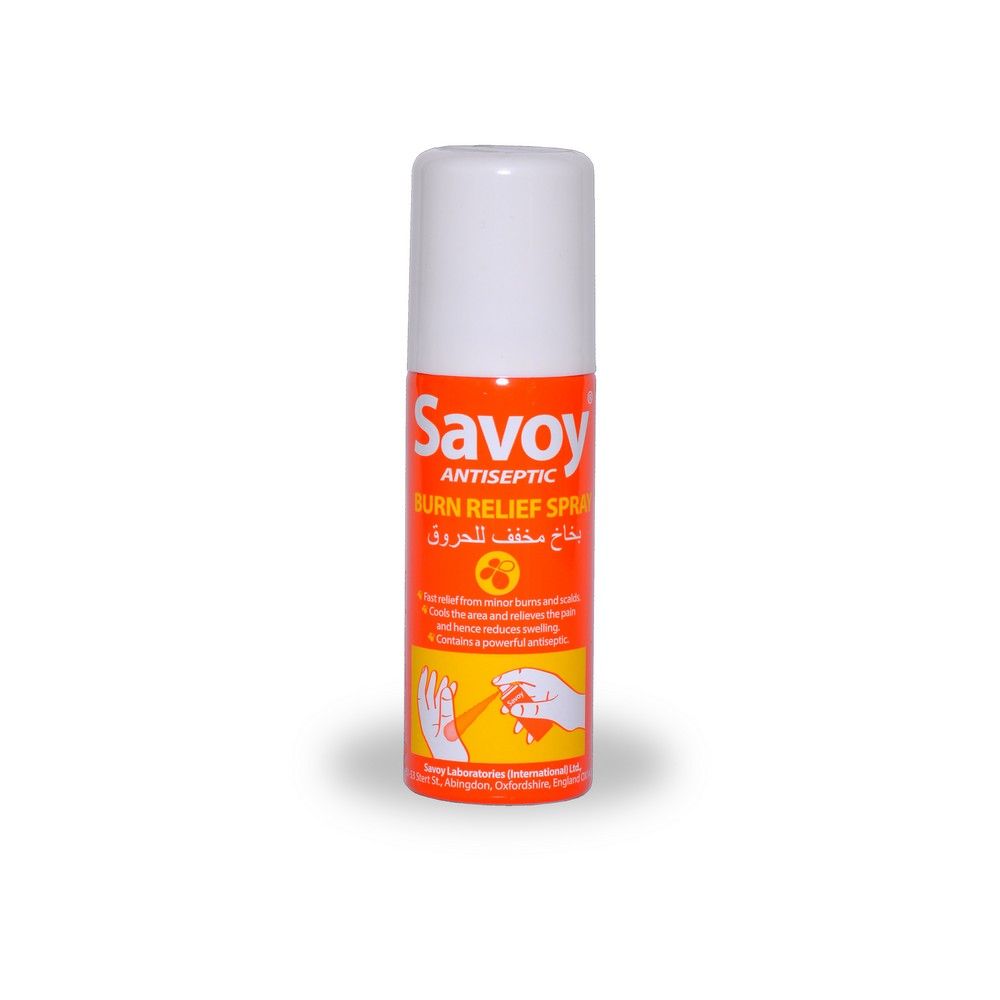 Savoy Antiseptic Burn Relief Spray 50ml - myAster
