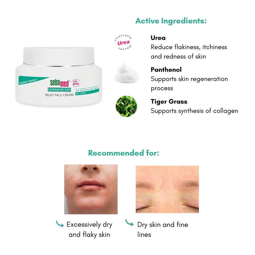Sebamed 5% Urea Relief Face Cream 50ml