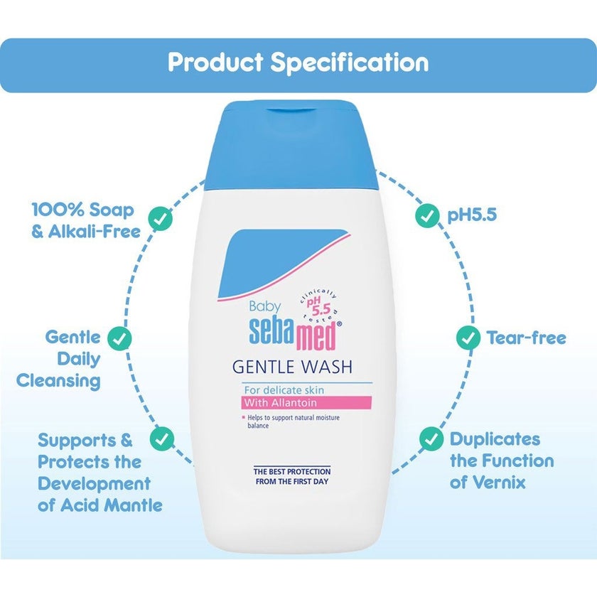 Sebamed Baby Gentle Wash 200ml