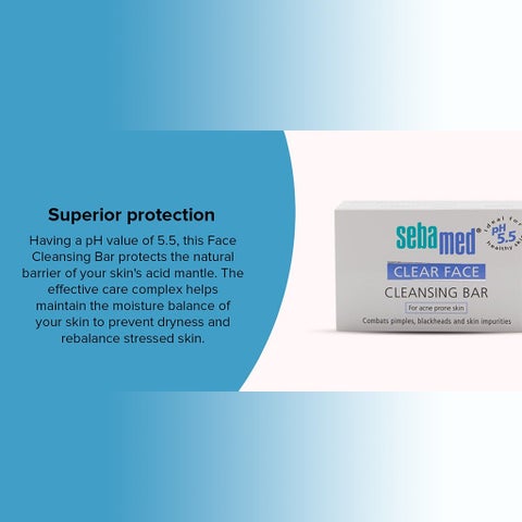 Sebamed Clear Face Cleansing Bar 100g