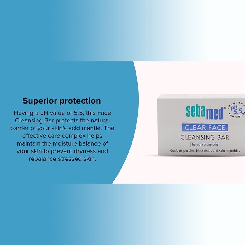 Sebamed Clear Face Cleansing Bar 100g