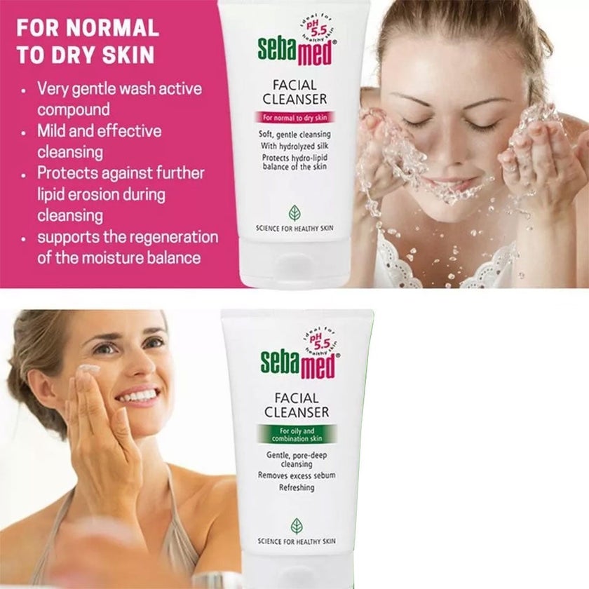 Sebamed Facial Cleanser For Normal To Dry Skin 150ML