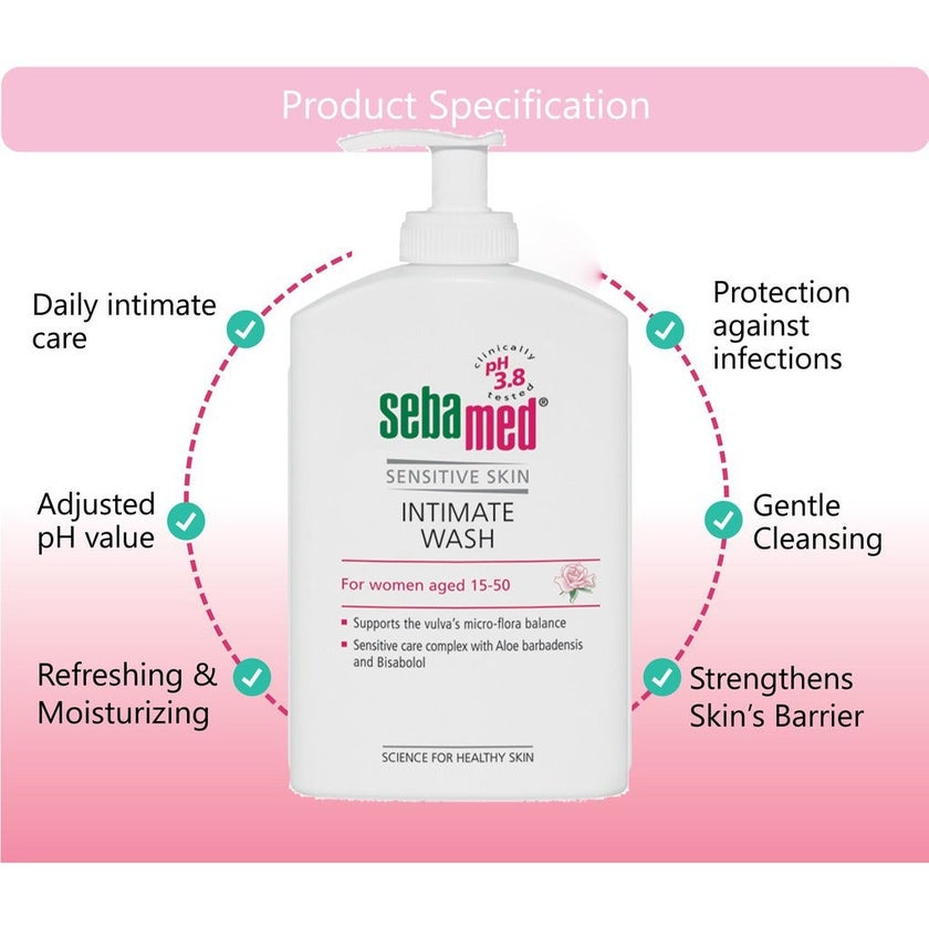 Sebamed Feminine Intimate Wash pH 3.8 200ml