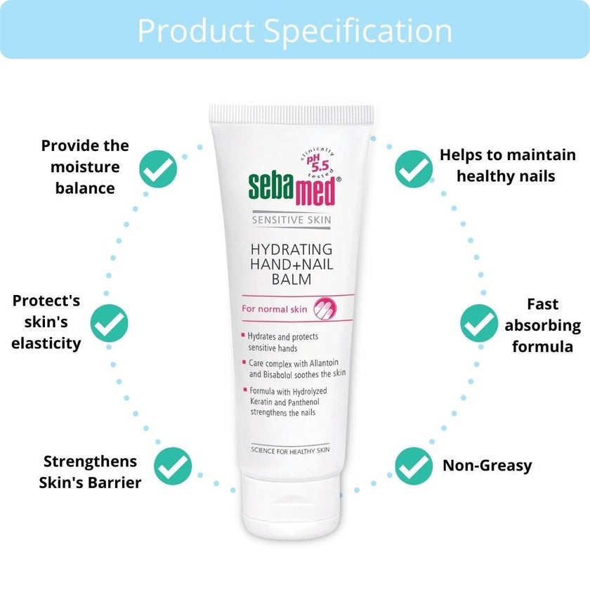 Sebamed Hand and Nail Balm 75ml