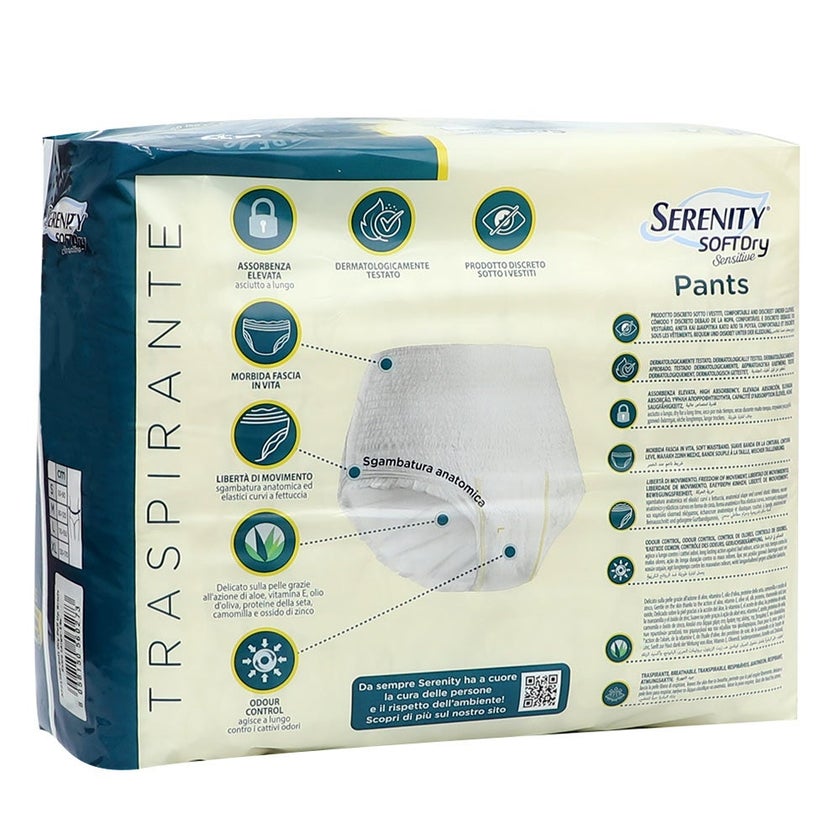 Serenity Pull Up Brief Large, Pack of 14's