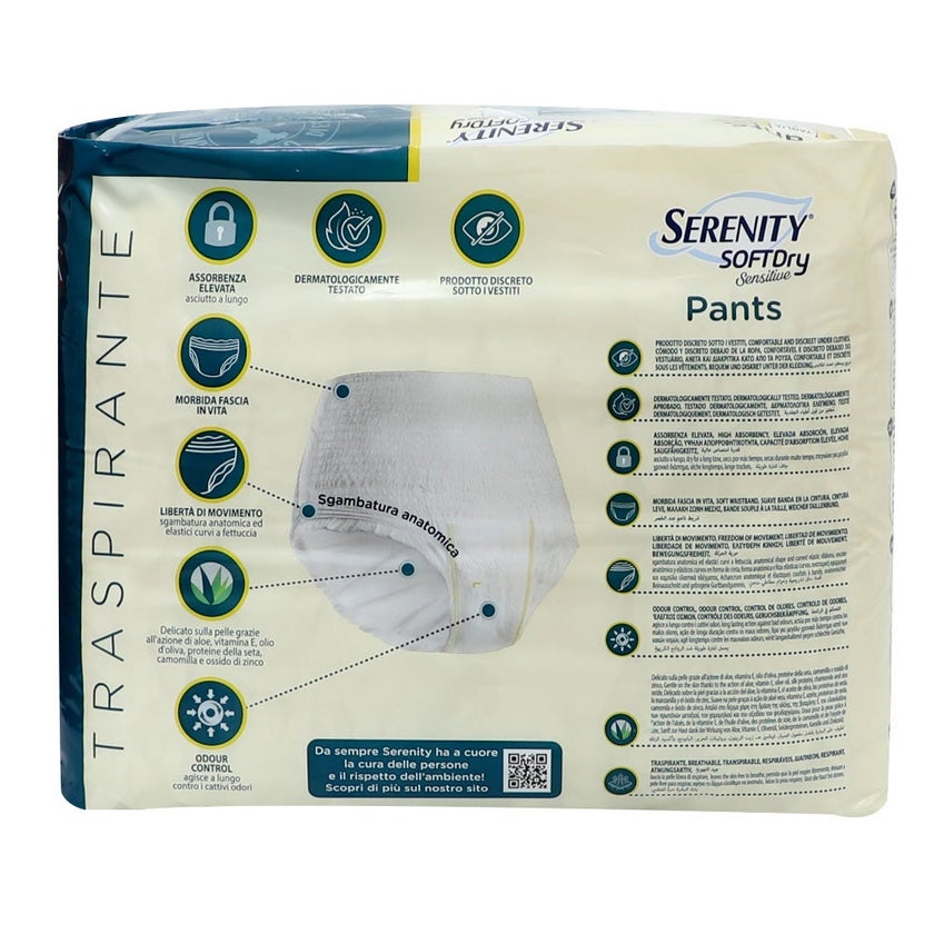 Serenity Pull Up Brief Large, Pack of 14's