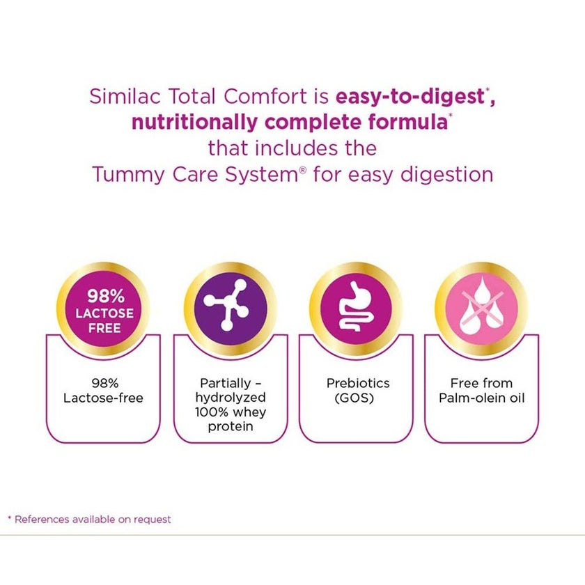 Similac Total Comfort Gold Stage 3 Toddlers Milk Formula For 1 To 3 Years 360g