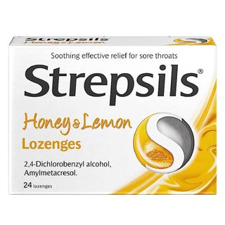 Strepsils Honey & Lemon Lozenges, Pack of 24's