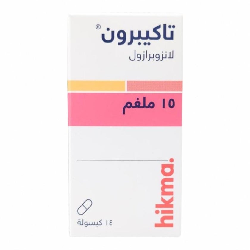 Takepron 15mg Capsules, Pack of 14's