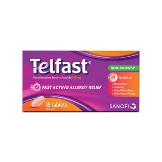 Telfast 120mg Tablets, Pack of 15's