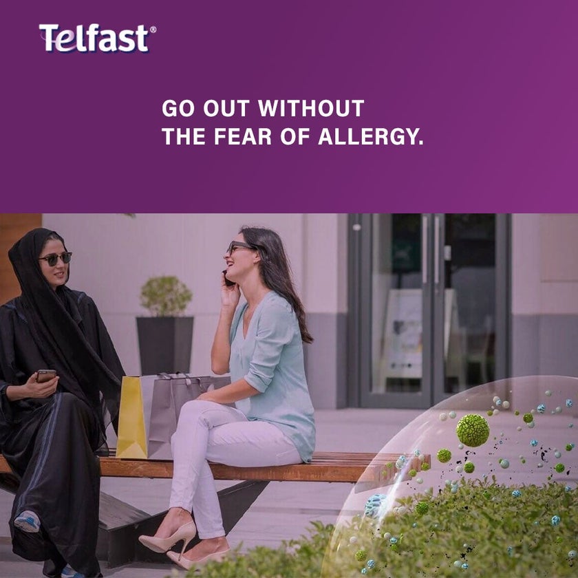 Telfast 120mg Tablets, Pack of 15's