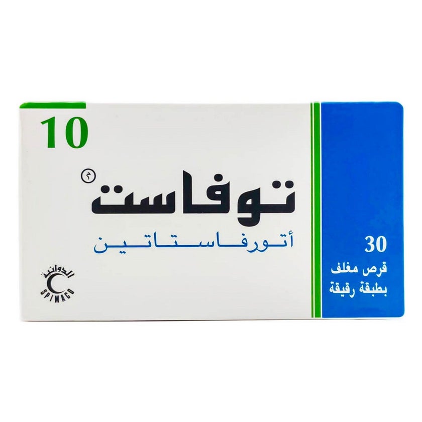 Tovast 10mg Tablets, Pack of 30's