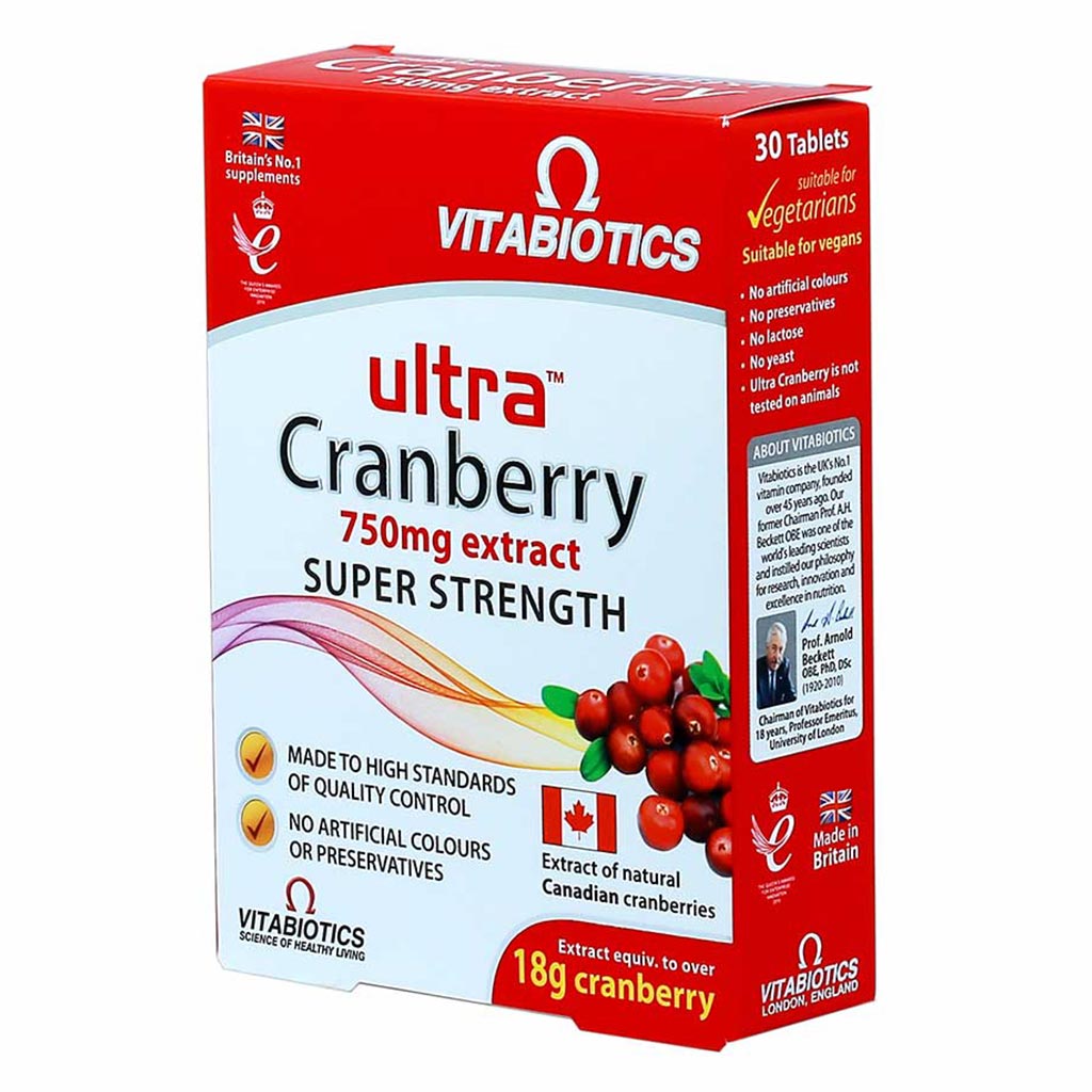 Vitabiotics Ultra Cranberry Extract 750mg Tablets For Healthy Urinary Vitabiotics Ultra Cranberry Extract 750mg Tablets For Healthy Urinary