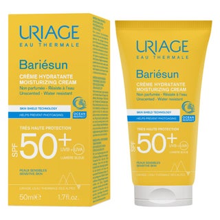 Uriage Bariesun SPF 50+ Unscented Moisturizing Cream, Sensitive Skin - 50ml