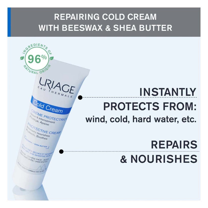 Uriage Protective Cold Cream For Very Dry & Sensitive Skin 100ml
