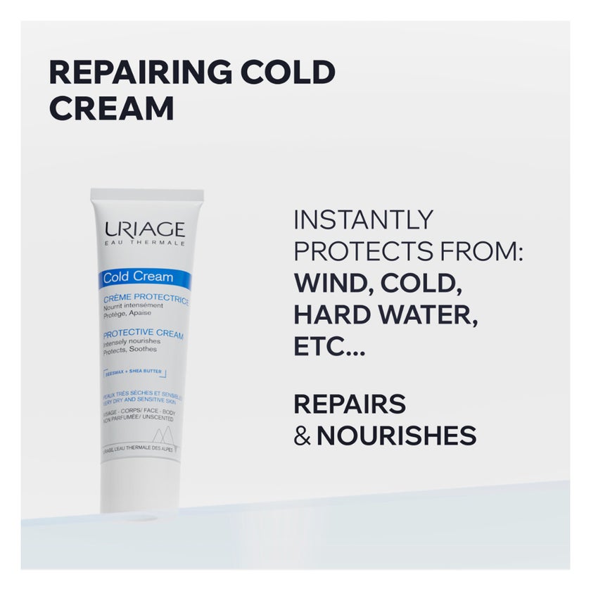 Uriage Protective Cold Cream, Dry & Sensitive Skin - 100ml