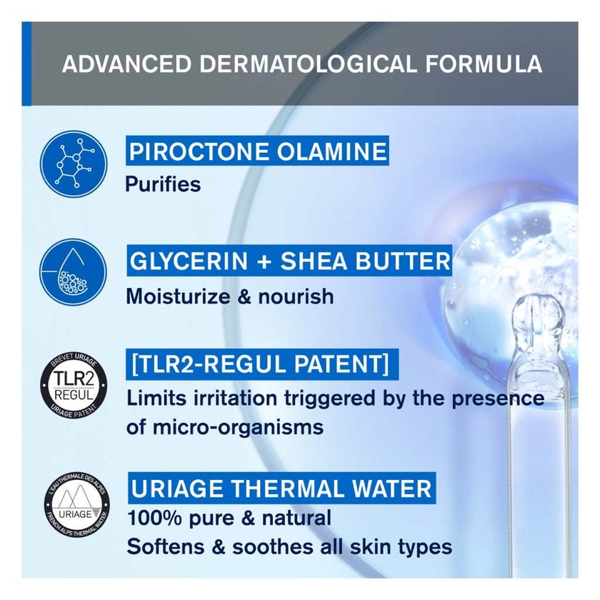 Uriage DS Regulating Soothing Emulsion For Sensitive Redness Prone Face, Body And Scalp 40ml