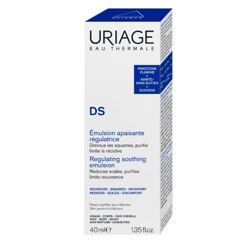 Uriage DS Regulating Soothing Emulsion, Irritation Prone Skin - 40ml