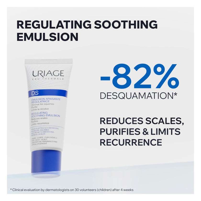 Uriage DS Regulating Soothing Emulsion, Irritation Prone Skin - 40ml