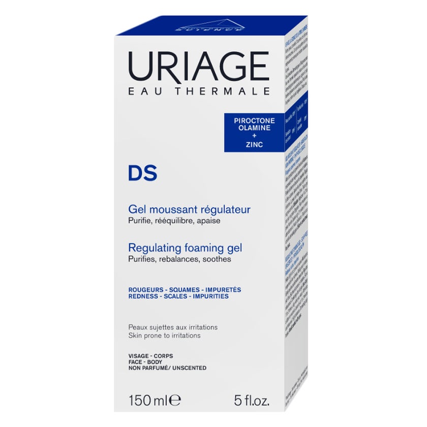 Uriage DS Regulating Foaming Gel, Irritated Skin - 150ml