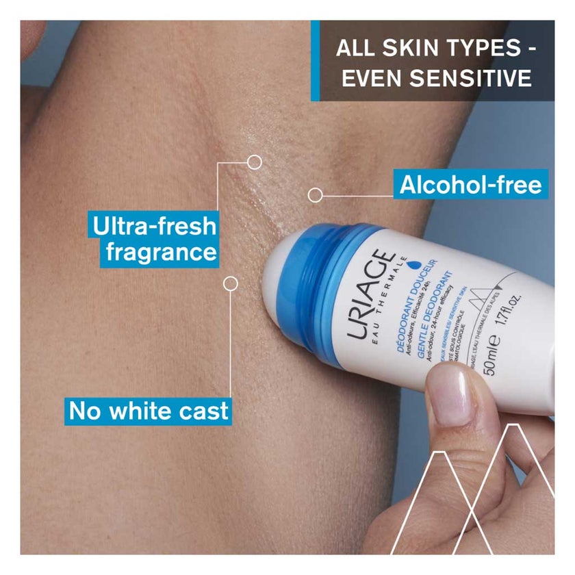 Uriage Eau Thermale Gentle Deodorant Roll On - 50ml