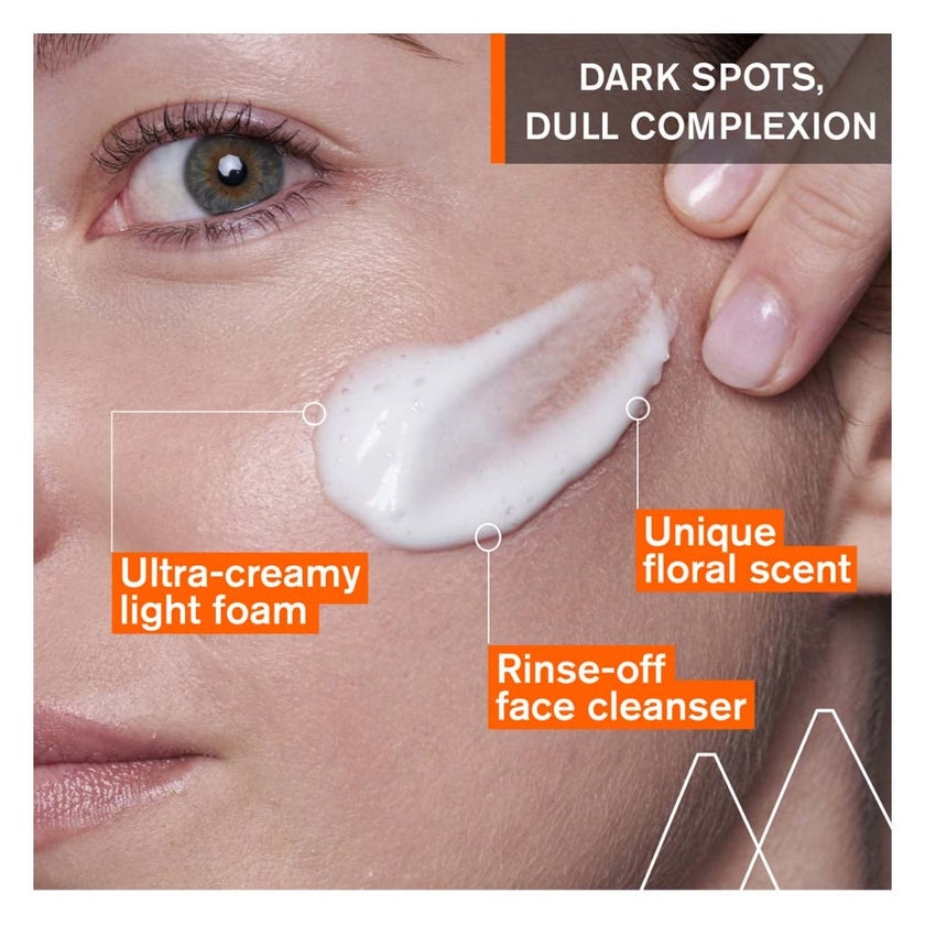 Uriage Depiderm With Vitamin C Brightening & Cleansing Foaming Cream For Dull Complexion 100ml