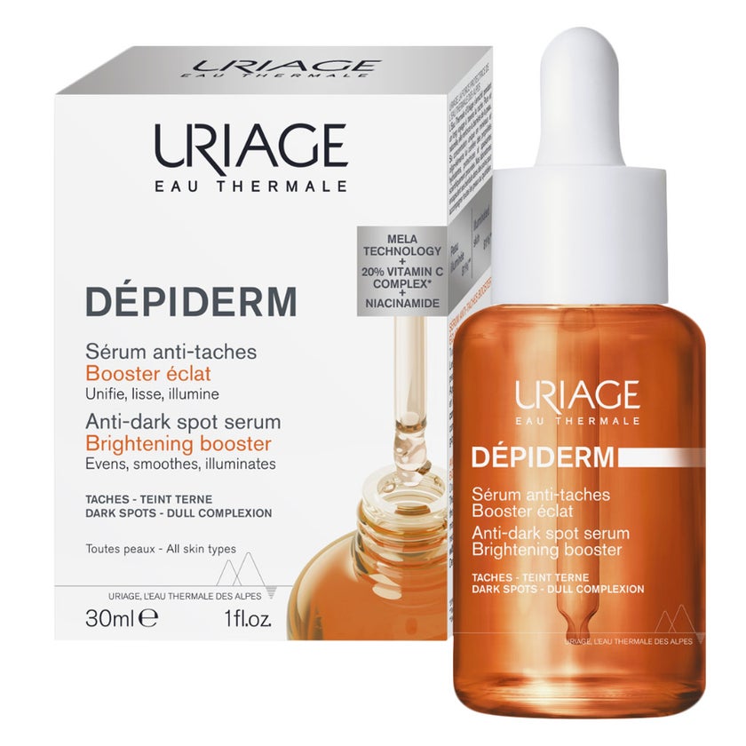 Uriage Depiderm Anti-Dark Spot Serum, Brightening Booster - 30ml
