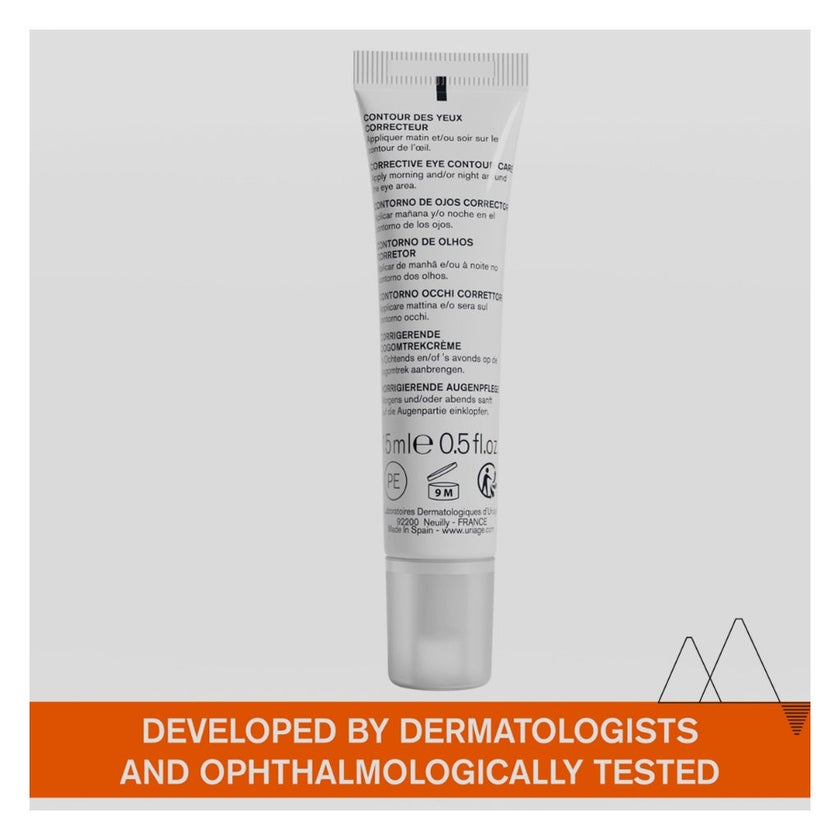 Uriage Depiderm Corrective Eye Contour Care Cream For Dark Circles & Puffiness 15ml