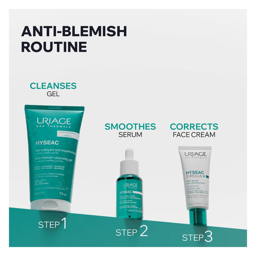 Uriage Hyseac Anti-Blemish Cleansing Gel, Oily Skin - 50ml