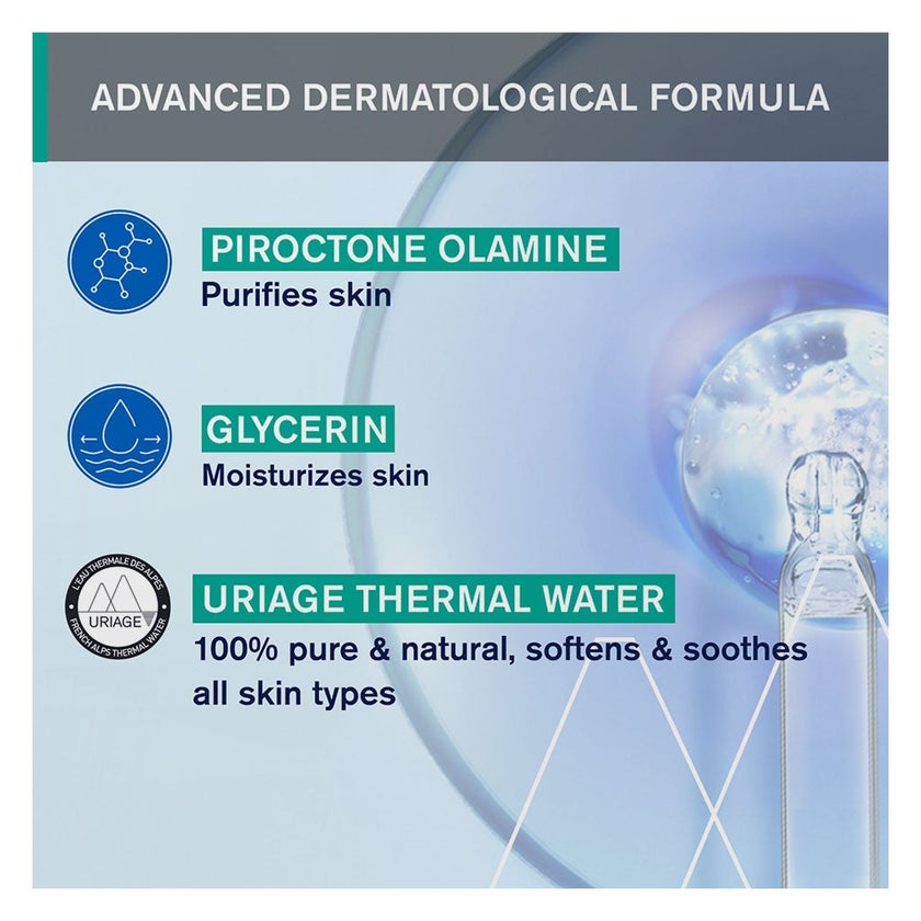 Uriage Hyseac Light Foaming Cleansing Gel For Combination To Oily Skin With Blemishes 150ml