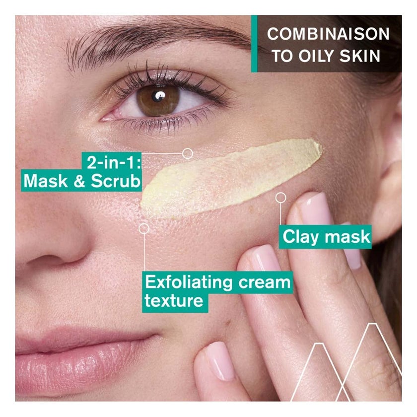 Uriage Hyseac Exfoliating Face Mask For Combination To Oily Skin 100ml 