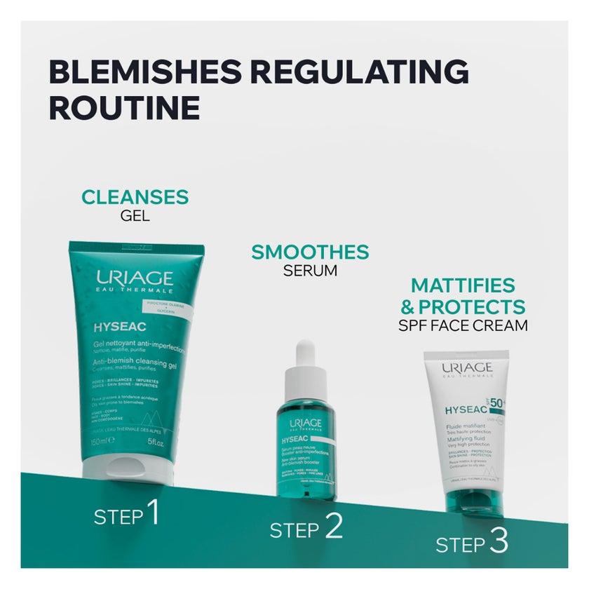 Uriage Hyseac Mat SPF 50+ Mattifying Hydrating Fluid - 50ml