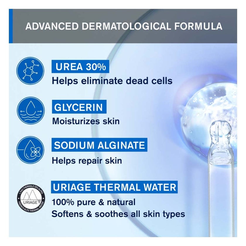 Uriage Keratosane 30 Gel Cream For Dry & Callused Skin 40ml