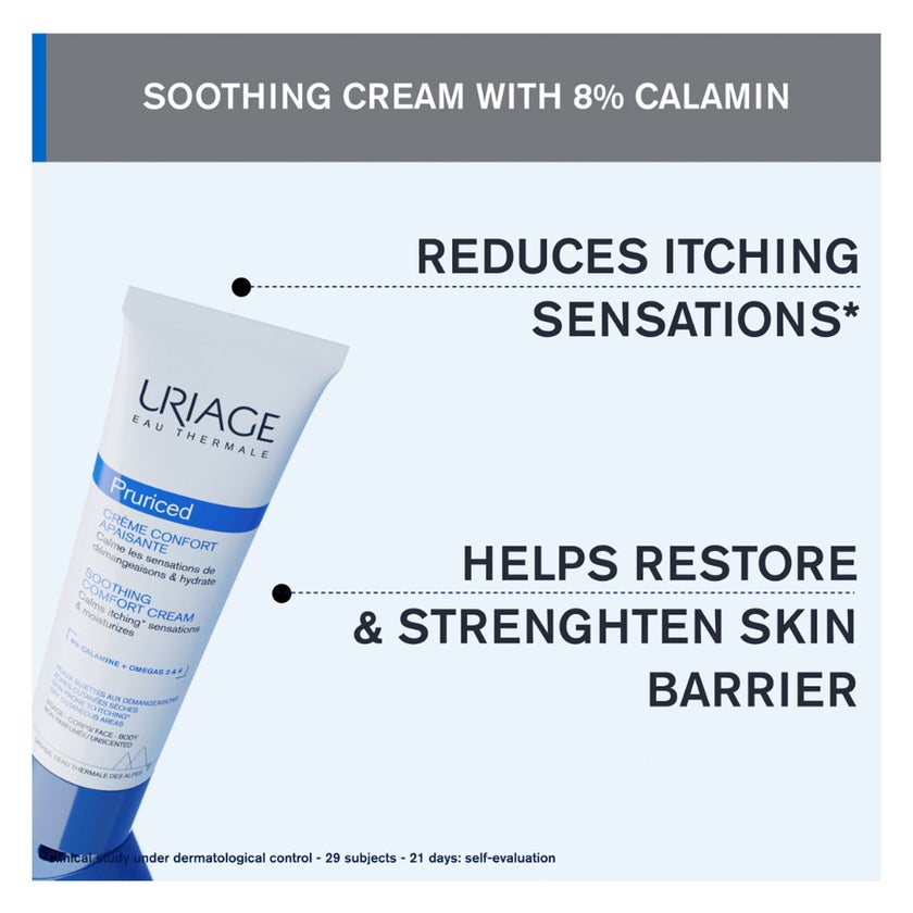 Uriage Pruriced Soothing Comfort Cream, Itchy & Dry Skin - 100ml
