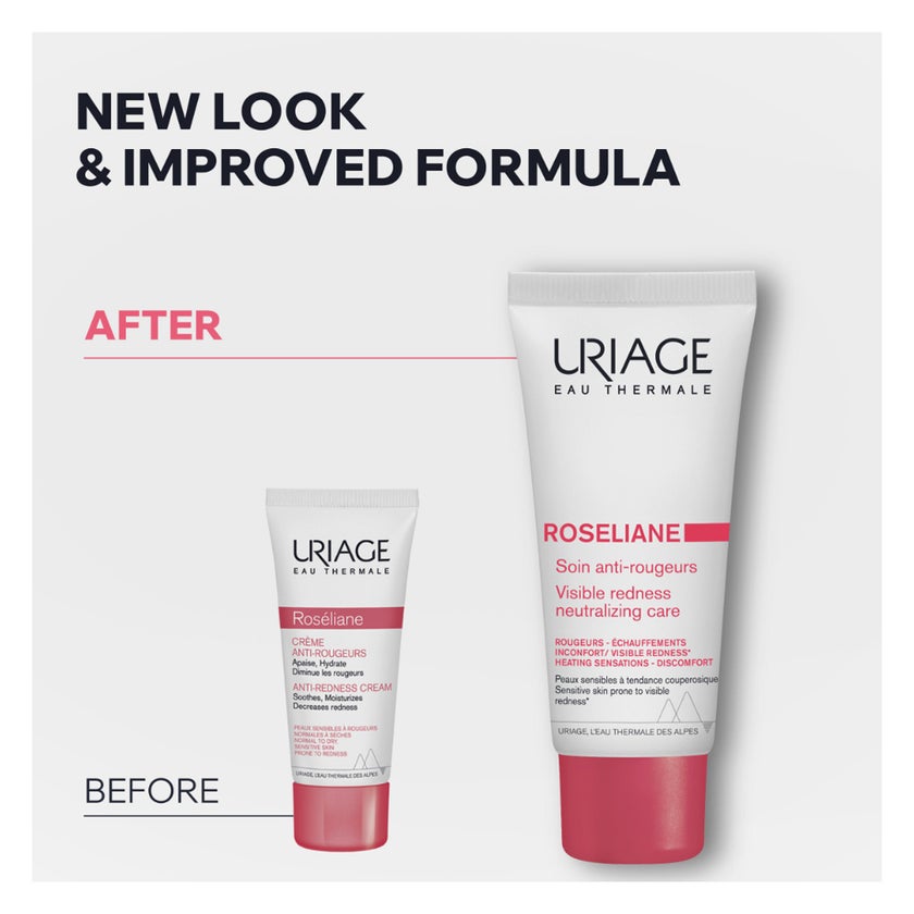 Uriage Roseliane Anti-Redness Cream, Sensitive Skin - 40ml
