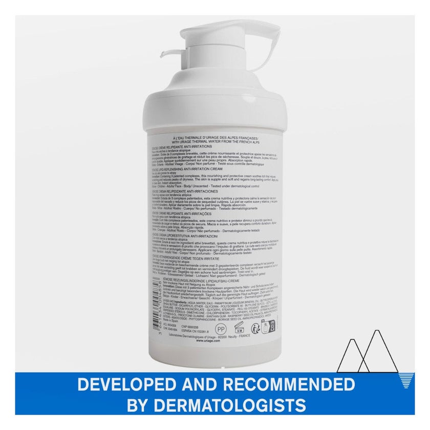 Uriage Xemose Lipid-Replenishing Anti-Irritation Cream 400ml