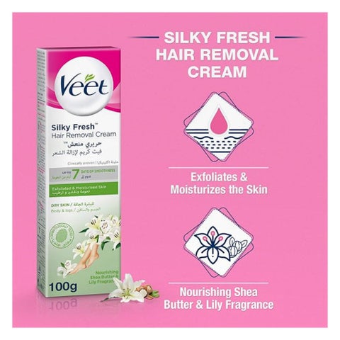 Veet Hair Removal Cream For Dry Skin 100g