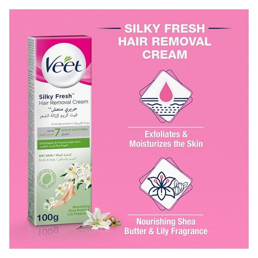 Veet Hair Removal Cream For Dry Skin 100g
