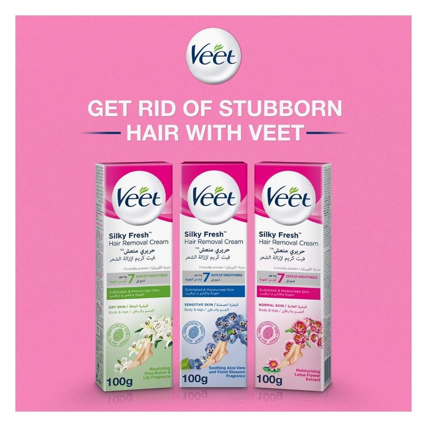 Veet Hair Removal Cream For Sensitive Skin 100g