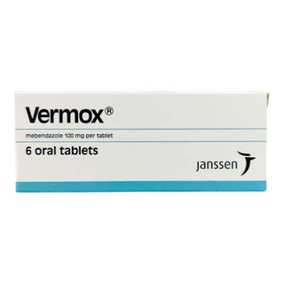 Vermox 100mg Oral Tablets, Pack of 6's