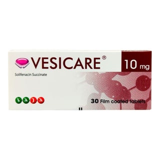 Vesicare 10mg Tablets, Pack of 30's