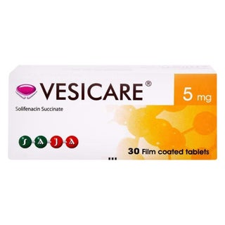 Vesicare 5mg Tablets, Pack of 30's