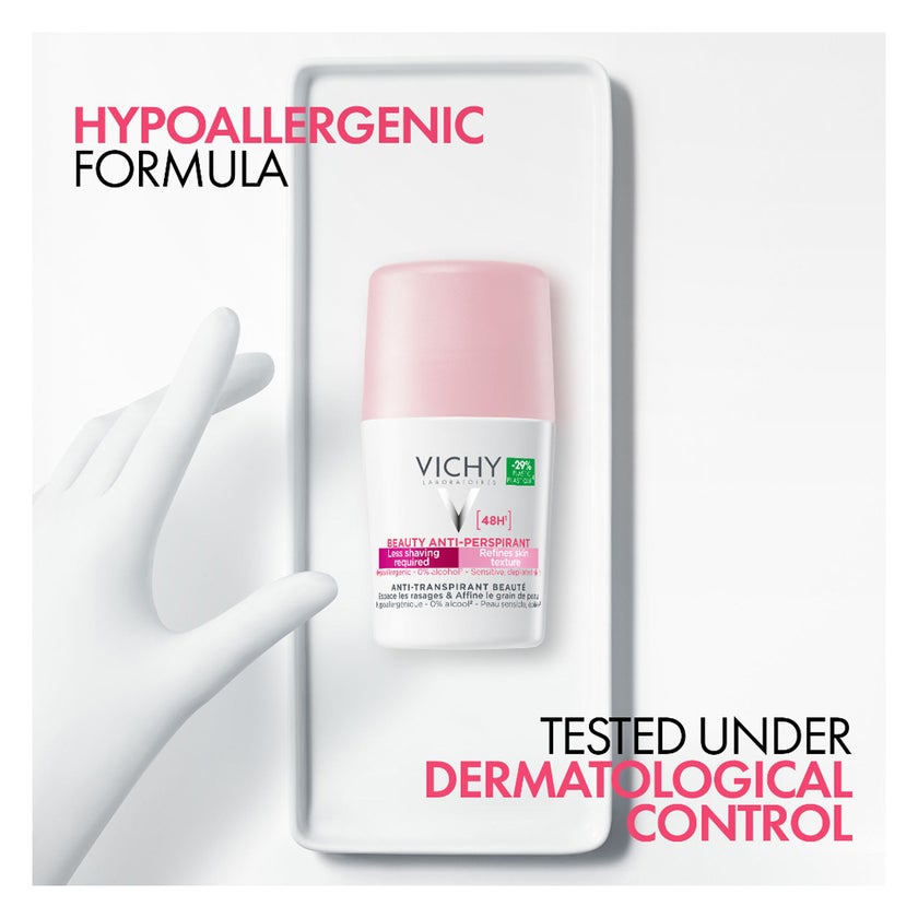 Vichy 48H Beauty Anti-Perspirant Deodorant Roll-On For Women 50ml