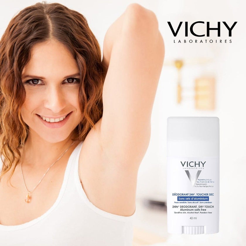 Vichy 24 Hour Mineral Aluminium Free Deodorant Stick 40ml