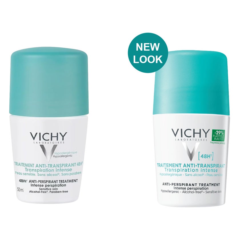 Vichy 48 Hours Anti Perspirant Deodorant, Intensive Treatment - 50ml