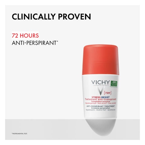 Vichy 72H Stress Resist Deo Roll On 50ml + Anti Dandruff Shampoo 200ml