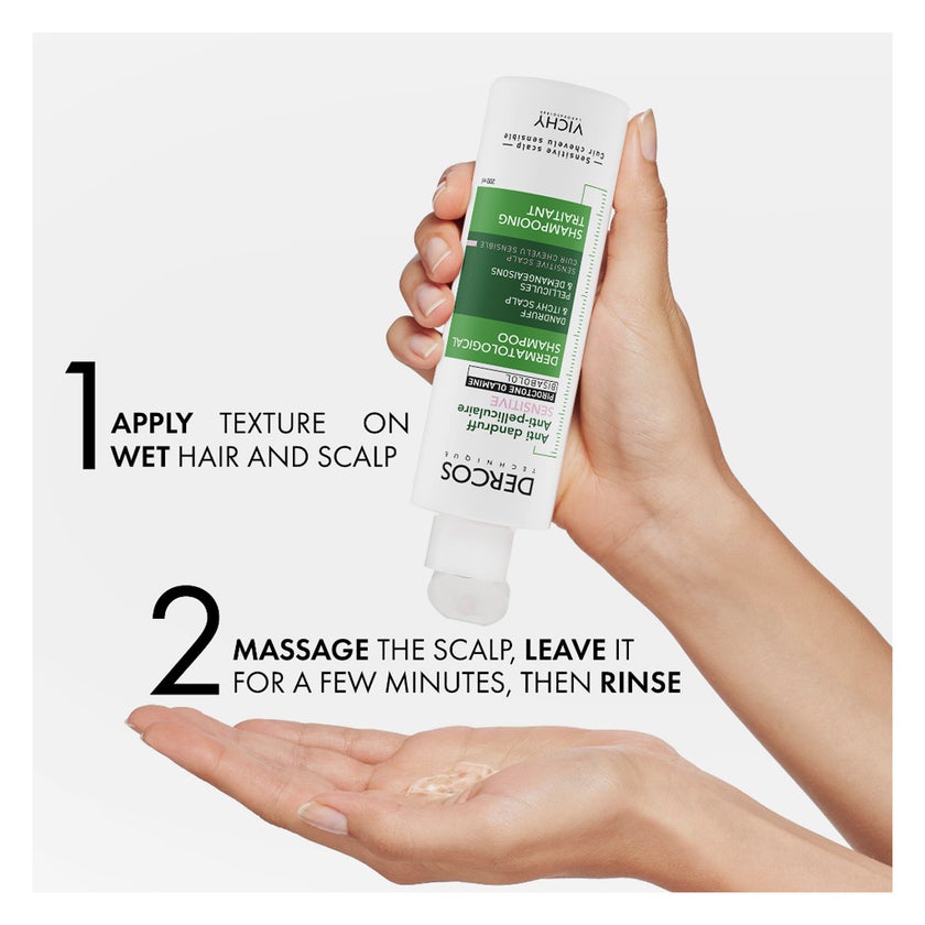 Vichy Dercos Anti Dandruff Shampoo For Sensitive Scalp 200ml