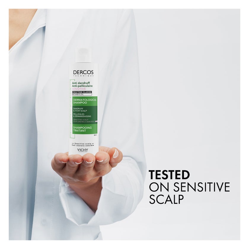 Vichy Dercos Anti Dandruff Shampoo For Sensitive Scalp 200ml