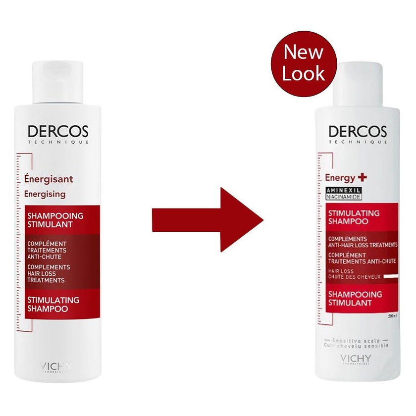 Vichy Dercos Energy+ Stimulating Shampoo 200ml