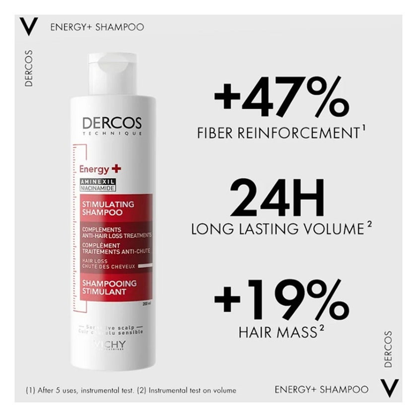 Vichy Dercos Energy+ Stimulating Shampoo 200ml